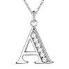 fashion high quality 925 silver 26 pcs letter with diamond necklace 925 silver necklace Valentine's Day holiday341S