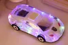 Färgglada Crystal LED -ljus Mll63 Mini Car Shape Portable Wieless högtalare Förstärkare Högtalare Support TF FM Mp3 Music Player2750337