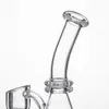 Accessori per fumatori 4mm Quartz Banger Beaker 5 pollici Mini Bong Flat Bowl Nails bong Dab Rig SKGA343