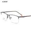 2018 TR90 Titanyum Gözlük Çerçevesi Erkekler Miyopi Göz Cam Reçete Gözlükler 2018 Kore Vidasız Optik Çerçeveleri Gözlük