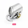 Latest Male Stainless Steel Penis Piercing PA Puncture Lock Bondage Cock Cage Chastity Device Sex Toy For Men Adult BDSM Product3116568