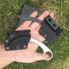 New Arrival BAS13 claw karambit Tactical Knives 440C Stone Wash Blade Full Tang Steel Handle Fixed Blade Paper cutter Knife