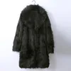 Mens Warm Plus Thickening Long Coat Jacket Faux Fur Parka Outwear Cardigan winter boy male fashion gentleman style Faux Fur coat