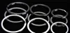 Diameter 20mm 25mm 28mm 30mm 32mm 35mm Stainless Steel Round Key Rings Holder Keyring Fit Keychains Jewelry