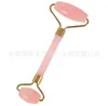 2018 Nieuwe roze quartz Facial Ontspanning Afslanken Tool rozenkwarts Roller Massager jade massage steen Voor Gezicht Hals Kin groothandel