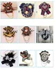 10pcs / lot mezcle estilo moda cristal broches pasadores para joyería artesanía regalo br05