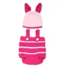 Ny Bunny Rabbit nyfödd baby barn klädpografi rekvisit med hatt påsk kanin spädbarn baby po prop crochet pograp4469295