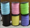 15 colori 95m 3 mm x 15 mm multicolore piatto in cambio scamosciata in cambio coreano in pelle coreana cavo cavo a corda fai da te filo corda gioielli in pizzo makin9591672