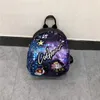 Meninas coreano de Mochila Adolescente Crianças Sequins Graffiti Ombros mochilas escolares Crianças Bolsas Meninas viagens de lazer Bags presentes de Natal para crianças