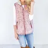 Wholesale-Womens Vest Winter Warm Outwear Casual Faux Fur Zip Up Sherpa Jacket