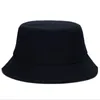 Vente Chapeau seau unisexe Panama femmes Style Simple couleur unie soleil hommes et chapeaux d'été Scot22