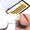 60st / set ympning falska ögonfransar Individuell mink False Eyelash Förlängning Mjukt svart falskt öga Lash 6-14mm Makeup toOr