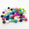 15mm Silicone Beads Food Grade Teething Nursing Chewing Round beads Loose Silicone Beads6407790
