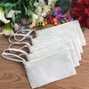 Two Layers white cotton canvas cosmetic Bags DIY women blank plain zipper makeup bag phone clutch bag handle organizer cases pencil pouch