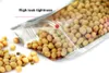 7.7x10cm Translucent Reclosable Smell Proof Packaging Mylar Bag Aluminum Foil Zip Food Snacks Showcase Heat Seal Laminating Package