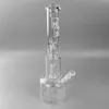 안녕하세요 si 유리 bong 물 담뱃대 더블 히스티 벨 바닥 perc 큰 비커베이스 14mm 여성 공동 15.7inch