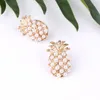 Carino ananas orecchino donna ragazza perla frutta ananas orecchino gioielli moda accessori regalo per amore amico
