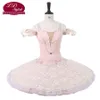 Costumes Tutu de Ballet de scène professionnelle rose pour femmes, jupe de Ballet classique pour adultes, robe pour enfants