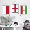 Decoration National flag hanging painting decorative painting football team cotton linen painting world competition cup bar tapestry