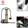 WHEEL UP Mini pompe à vélo portable tuyau de vélo ultraléger avec manomètre 120 Psi accessoires de vélo haute pression