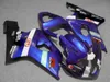 7Gifts Faring Kit för SUZUKI GSXR600 GSXR750 04 05 K4 Eftermarknad GSX-R600 / 750 2004 2005 Svart Blå Vit Fairings Set GQ12