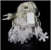 4m 20lights AC110V / 220V LED Little Snowflake Lampsträngar Halloween Juldekoration Festival Night Lights Strings LED Flash Lighting