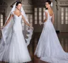 Nowe przybycie Vestidos de noiva Tiul/Applique z koralikami sukienki ślubne suknie ślubne Odłączany pociąg HY181