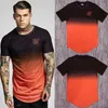 camisa de seda laranja