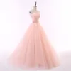 2020 Högkvalitativ bollklänning Quinceanera Klänningar Beaded Crystal Formell Party Gown Vestidos de 15 Anos QC1273.