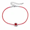 9 Farben rotes Seil-Armband, rund, 6 mm, kubischer Zirkon, Charm, Freundschaftsarmbänder, Armreifen für Frauen, Hochzeit, Schmuck, Geschenk243u