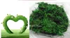 500g / saco Mantenha seco real verde musgo plantas decorativas vaso artificial relvado de seda vaso acessórios para decoração de flowerpot