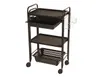 Elitzia ETST21 Salão De Beleza De Plástico Rolando Trolley Organizador De Armazenamento Cart 3 Camada Com Gaveta Duas Cores Opcional