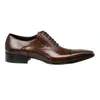 Primavera Outono Vestido de Moda Homens Italianos Sapatos de Couro Genuíno Dos Homens Sapatos de Vestido de Vendas de Casamento Esculpido Designer Masculino Sapatos Oxford Flats Homens