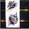 Purple Rose Sieraden Water Transfer Tattoo Stickers Vrouwen Body Borst Art Tijdelijke Tattoo Meisje Taille Armband Flash Tatoos Bloem