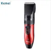 Kemei Justerbar hår trimmer uppladdningsbart hårklippare för män Hårmaskin Batteri Batteri Razor KM-730 Hot Sale