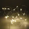 Umlight1688 1m 2m 3m 4m 5m 50LEDs LED-String Batteriebetriebenes Micro Mini Licht Kupfer Silberdraht Licht für Weihnachten Halloween Dekoration