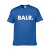 2018 New Summer Brand Balr Clothing Oneck Youth Men's Tシャツ印刷ヒップホップTシャツ100％コットンファッションメンTシャツIllusory963
