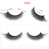 3D vison cílios postiços maquiagem dos olhos extensão 100% real mink natural grosso falso cílios postiços eye lashes maquiagem 3 pares / caixa dropshipping