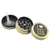 Dia. 39mm Zinc Alloy 3 Layers Grinder I Love Amsterdam Tobacco Crusher For Herb Hand Muller Smoking