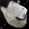Wedding Bridal Bag Clutch Beaded Evening Handbag Pearl Shell Clutch Bag Evening Bridal Bag Wedding Fashion Prom Handbag3508654
