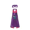 5 Design Maska Zestawy Dzieci L70 * W70 CM Double Side Cape i Maska Zestawy Cape Costume Kids Halloween Party Kostiumy na Boże Narodzenie Wielkanoc Cosplay