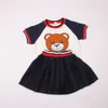 Yorkzaler Kids Clothing sets pour Girl Boy Summer Bear ShirtPantsSkirt 2pcs Children039s Tenue Toddler Baby Clothes Set 3T76297127