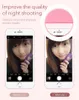 Pour Iphone X rechargeable universel luxe téléphone intelligent LED Flash Light Up Selfie anneau de téléphone lumineux pour iPhone Android avec chargement USB