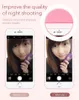 Neue RK12 wiederaufladbare Universal SelfieRing Flash LedLight Lampe Handy Objektiv LED Selfie Ring für iPhone Samsung