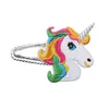 10 pcs/lot nouveau bébé brodé cheval filles bâtons de cheveux enfants Style d'été pinces à cheveux dessin animé cheval mignon enfants BB Barrettes