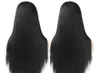 2022 100% Brazilian Human Hair Glueless Full Lace Wigs Lace Front Wig Weft Back Women Natural Black Straight Free Part