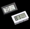 Mini thermomètre numérique LCD intégré, hygromètre, température et humidité, thermomètre d'intérieur, noir et blanc, SN1074