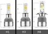 H7 H11 H1 H3 H4 9006 9007 bombilla de faro LED de coche 2 colores 3 colores C6plus V6 72W automóviles LED faro antiniebla para coche motocicleta