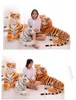 Luxury Simulation Animal Tiger Plush Toy Lifelike Animals Tiger Toys Pop Decoration Photography props 71inch 180cm DY50270