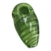 Vibrant Egg-Shaped Glass Hand Pipe: Ideal for Dry Herb Smoking